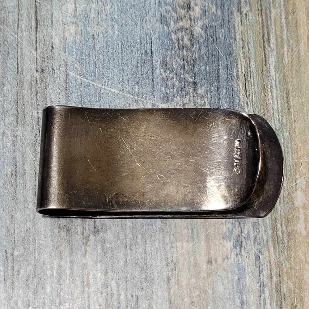 Fish mosaic Money Clip.